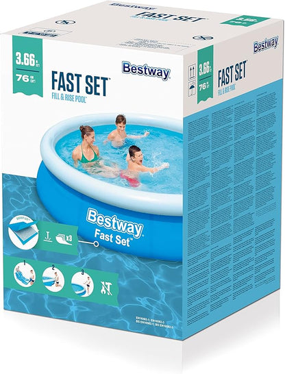 Bestway Fast Set Round Pool 3.66m 5377L