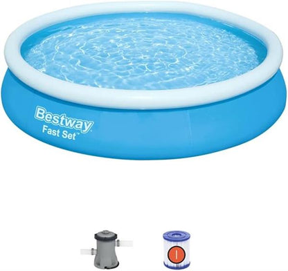 Bestway Fast Set Round Pool 3.66m 5377L with Pump