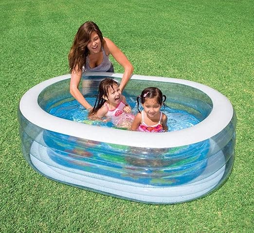 Intex Whale Fun Oval Inflatable Pool 163x107cm