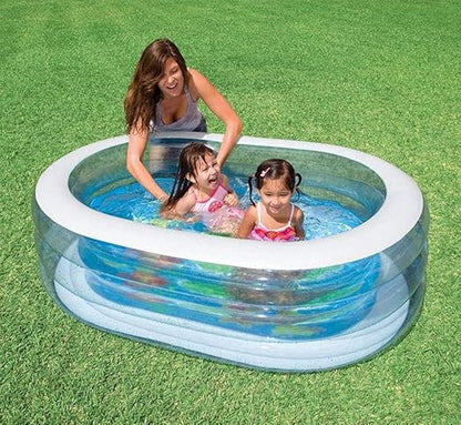 Intex Whale Fun Oval Inflatable Pool 163x107cm