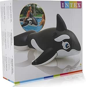 Intex Black Whale Inflatable Ride-On 1.93m