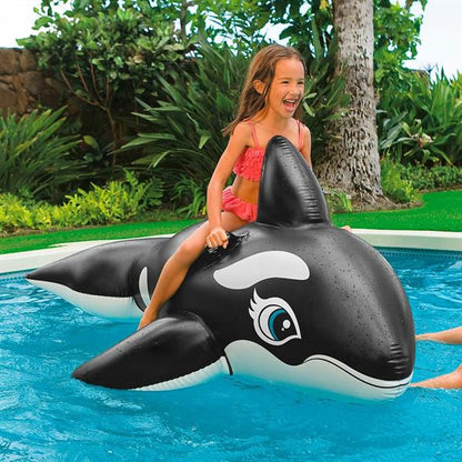 Intex Black Whale Inflatable Ride-On 1.93m