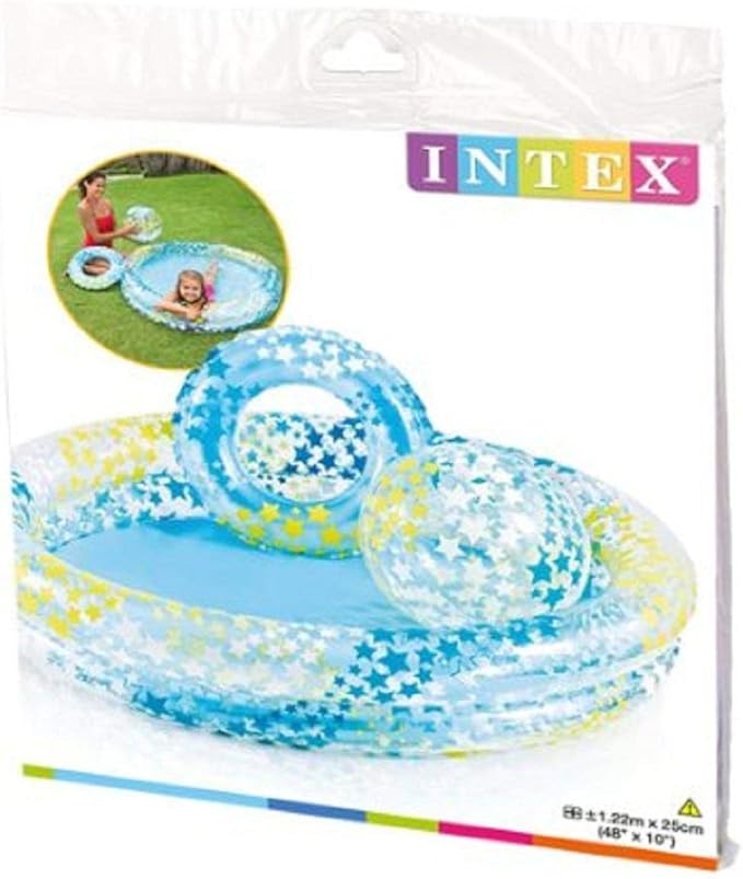 Intex Pool Set 122x25cm Inflatable with Ball and Ring