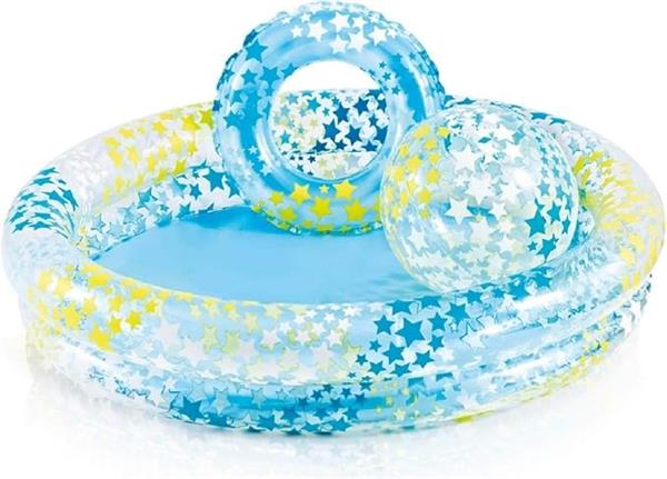 Intex Pool Set 122x25cm Inflatable with Ball and Ring