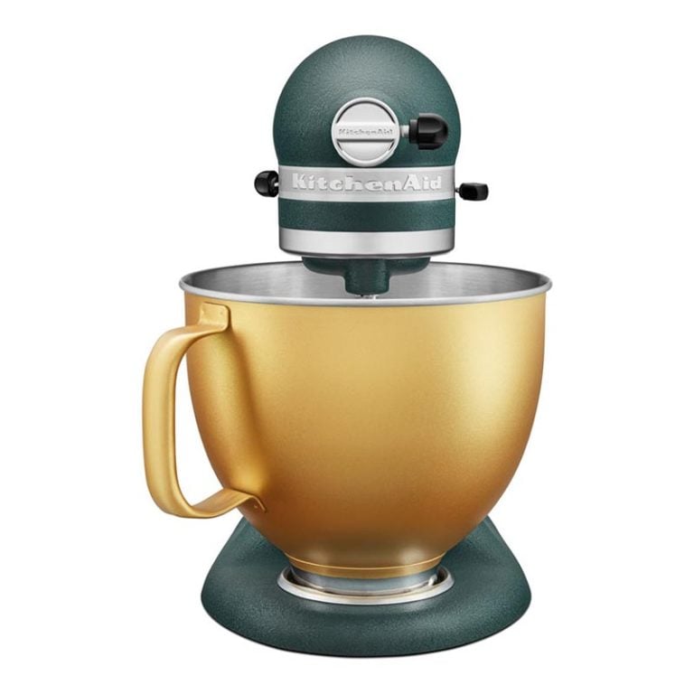 KitchenAid Artisan Stand Mixer 4.8L Gold Bowl Pebbled Palm