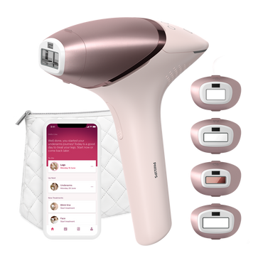 Philips BRI958/60 Lumea IPL 9000 Series - 450,000 Flashes - 4 Attachments - Cordless