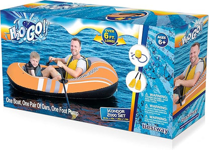 Bestway Kondor 2000 Inflatable Boat Set 2-Person