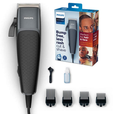 Philips HC3100/15 Hair Clipper Series 3000 - Durable Linear Motor - Chrome Blades