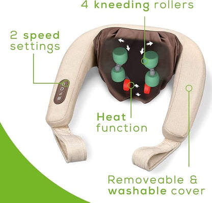 Beurer 4D Shiatsu Neck & Back Massager  – Heat