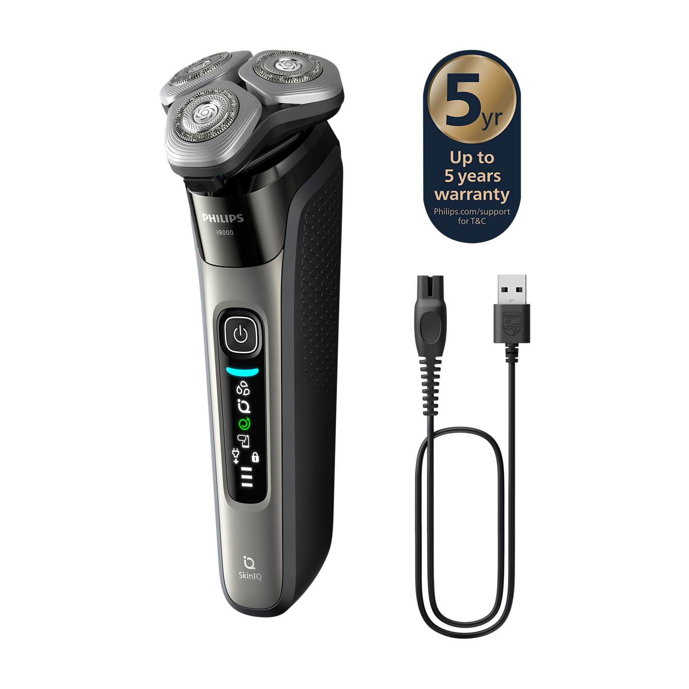 Philips X9002/05 – I9000 Wet & Dry Electric Shaver With SkinIQ