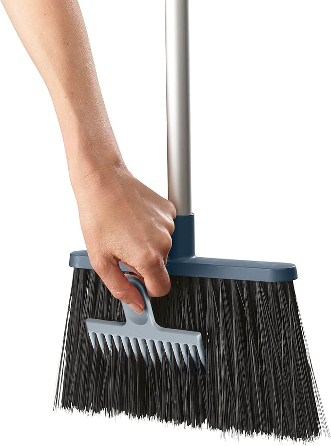 Joseph Joseph CleanStore Wall-Mounted Broom with Dust Shield