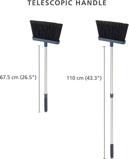 Joseph Joseph CleanStore Wall-Mounted Broom with Dust Shield