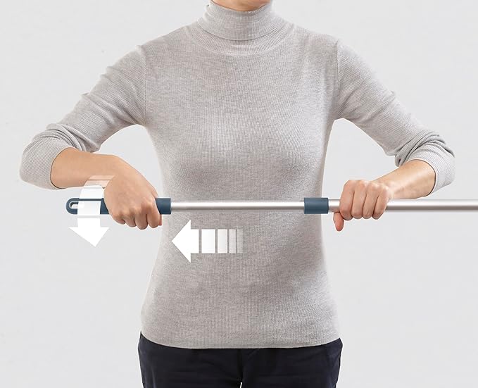 Joseph Joseph CleanStore Wall-Mounted Broom with Dust Shield