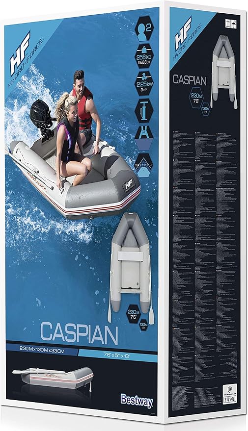 Bestway Caspian Inflatable Boat 2-Person Drop Stitch