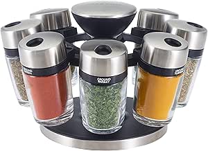 Cole & Mason Spice Jar Carousel 8-Piece