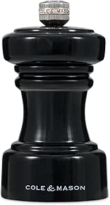 Cole & Mason Gloss Black Salt Mill 104mm