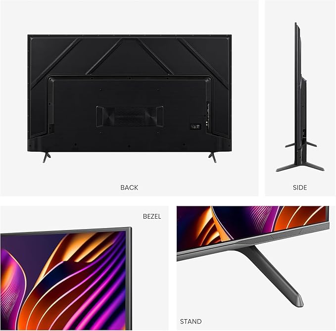 Hisense 65 Inch 4K QLED Smart TV 60Hz VIDAA