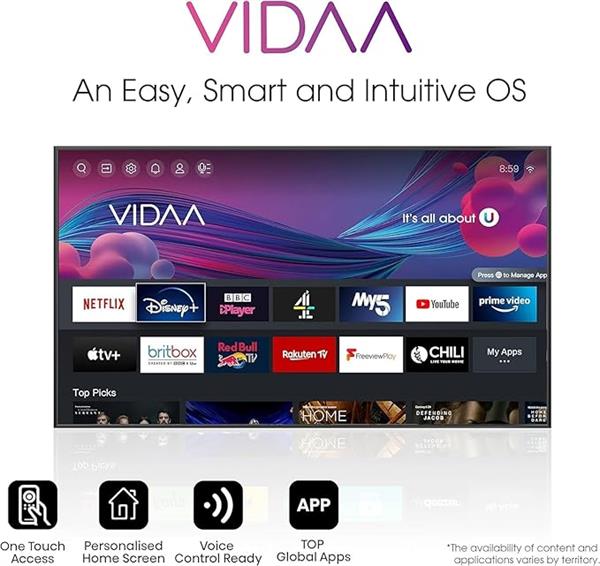 Hisense 65 Inch U8K Mini-LED ULED 4K Google TV 144Hz