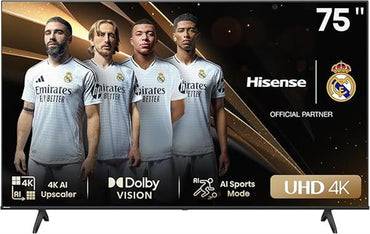 Hisense 75 Inch 4K UHD Smart TV 60Hz Dolby Vision