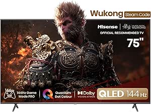 Hisense 75 Inch Q7N 4K QLED 144Hz Game Mode Pro