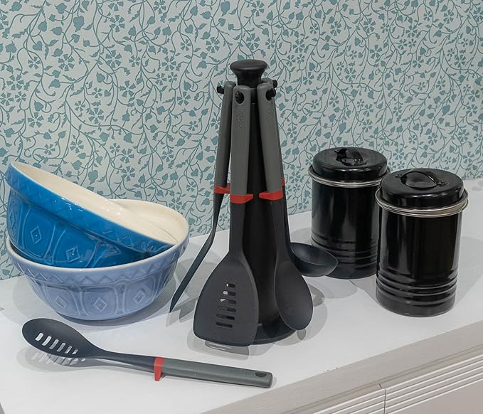 Joseph Joseph Duo Utensil Set 5PC with Stand Nylon