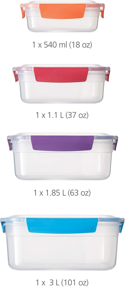 Joseph Joseph Nest Lock Food Storage Set 4PC Leakproof