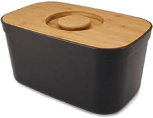 Joseph Joseph Bread Bin with Bamboo Cutting Board Lid