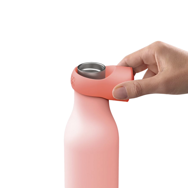 Joseph Joseph Loop Vacuum Water Bottle 500ml Rose 12/24H