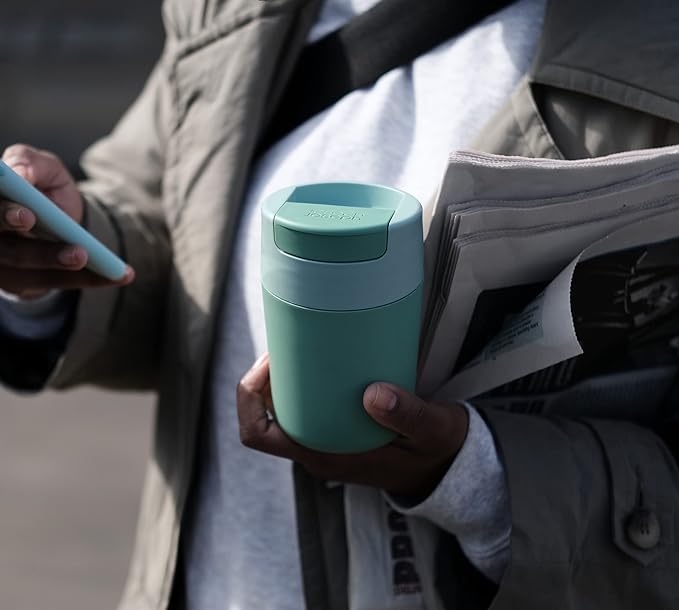 Joseph Joseph Sipp Hygienic Travel Mug 340ml Green