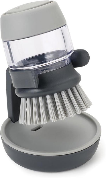 Joseph Joseph Dishwashing Brush with Soap Dispenser Grey