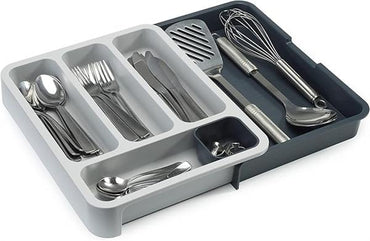 Joseph Joseph DrawerStore Expandable Cutlery Tray Grey
