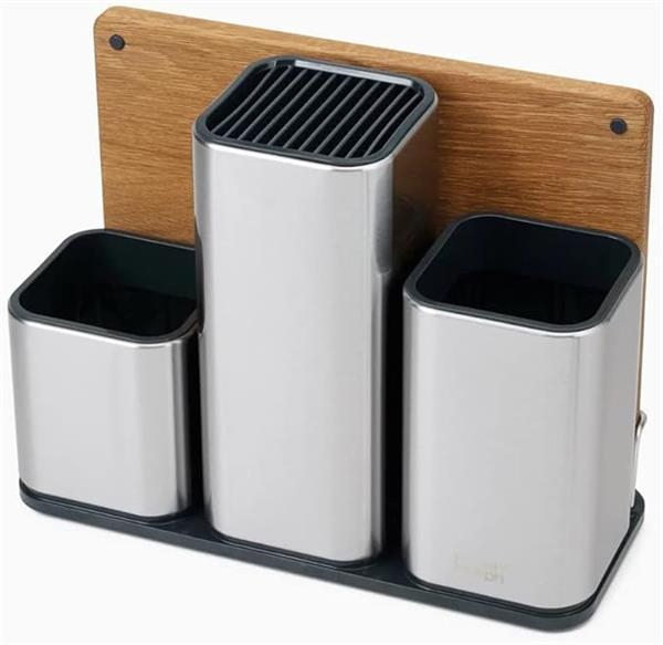 Joseph Joseph CounterStore Utensil Holder Knife Block & Board