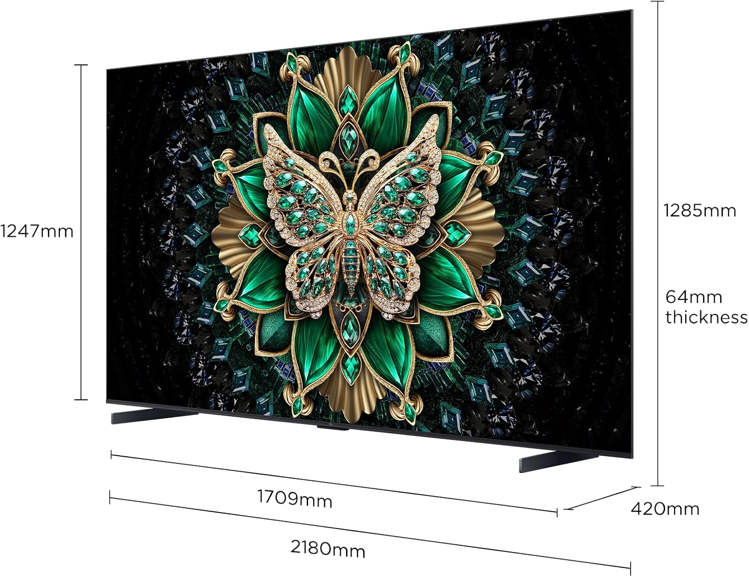 TCL 98 Inch QLED 4K UHD Mini LED C6K TV
