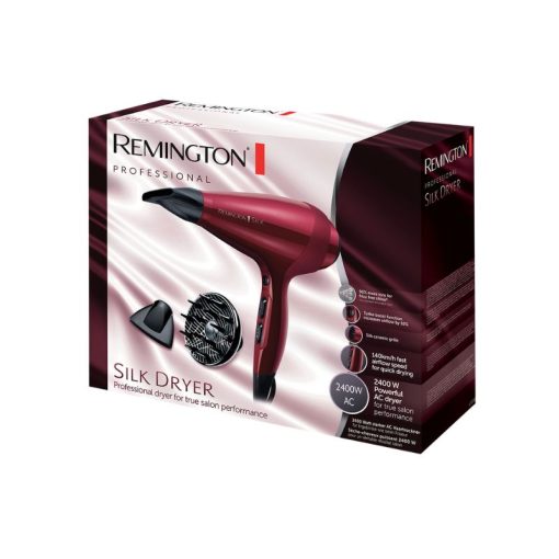 Remington Silk AC Hair Dryer 2400W Ionic 140km/h