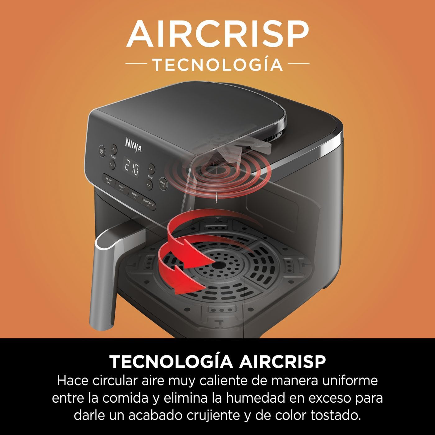 Ninja Air Fryer Pro 4.7L 2000W Ceramic Non-Stick