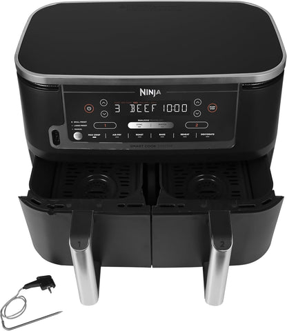 Ninja Air Fryer Dual Zone 9.5L 2470W Smart Cook Probe