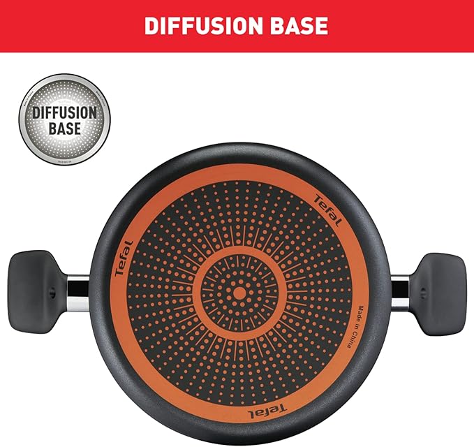 Tefal G6 Super Cook Cookware Set 7PC Non-Stick Black