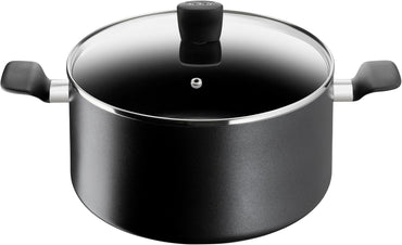 Tefal Super Cook Cookware Set 12PC Non-Stick Black