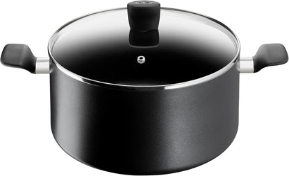 Tefal Super Cook Cookware Set 12PC Non-Stick Black