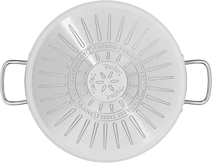 Tefal Intuition Casserole 28cm 12L Stainless Steel Induction XL