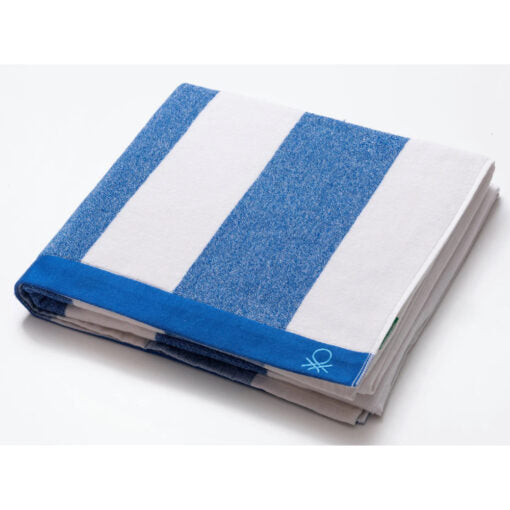 Benetton Rainbow Beach Towel 90x160cm 450GSM Blue