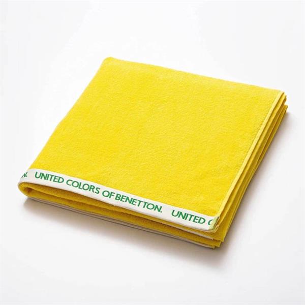 Benetton Rainbow Beach Towel 90x160cm 420GSM Yellow