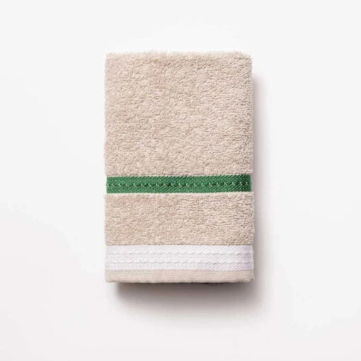Benetton Neutral Guest Towel 30x50cm 450GSM Striped Beige