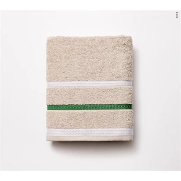 Benetton Neutral Hand Towel 50x90cm 450GSM Striped Beige