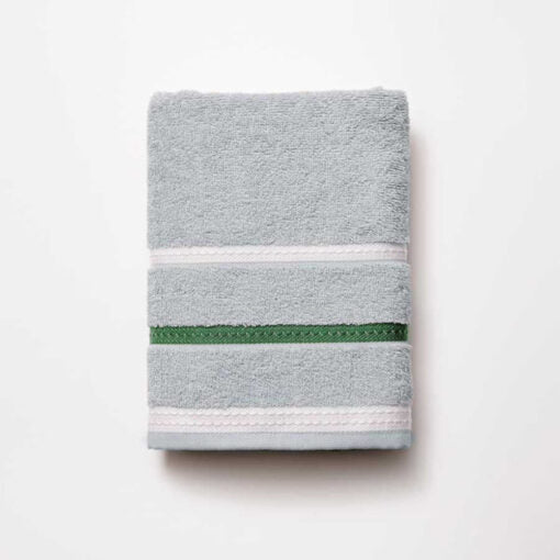 Benetton Neutral Hand Towel 50x90cm 450GSM Striped Grey