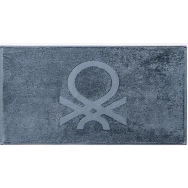 Benetton Neutral Bath Towel 70x140cm 450GSM Striped Dark Blue