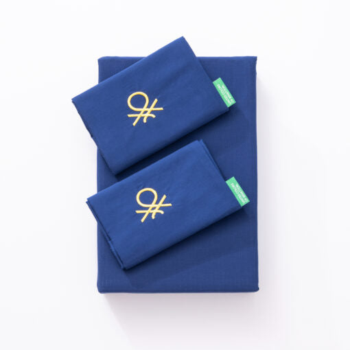 Benetton Double Sheet Set 4PC Fitted/Flat 120x200cm
