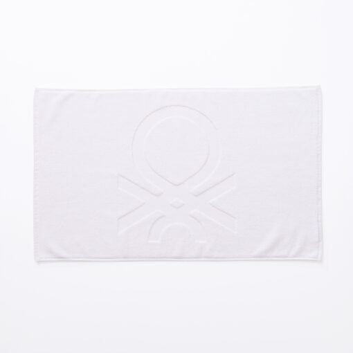 Benetton Core Bath Mat 50x80cm 1000GSM Embossed White