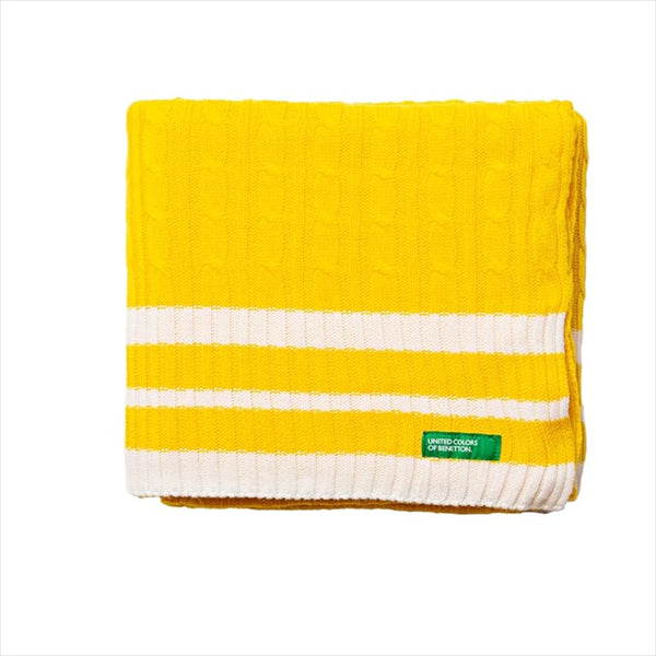 Benetton Rainbow Blanket 140x190cm Yellow