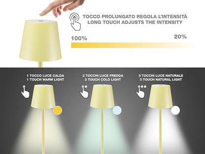 Beper Rechargeable Table Lamp 2-in-1 Black